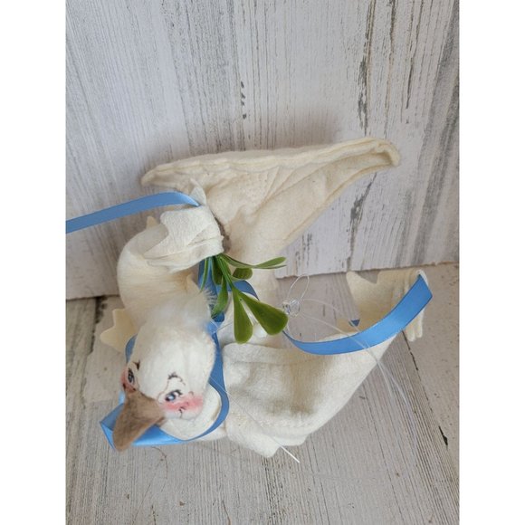 Vintage 1993 Annalee goose dover white xmas - Picture 3 of 9